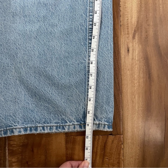 Zara Light Blue High Rise Wide Leg Jeans - Picture 10 of 10